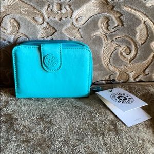 Kipling New Money Seaglass Blue Wallet